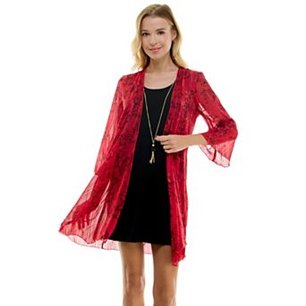 Women's Sara Michelle Jacket Dress with Necklace