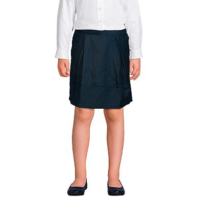 Girls 2-16 Lands' End School Uniform Solid Pleated Skort