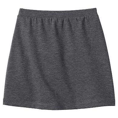 Girls 4-16 Lands' End School Uniform Ponte Button Front Skort