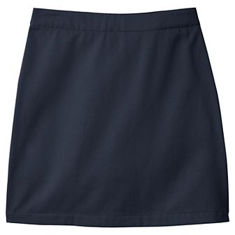 Girls 7-16 Lands' End School Uniform Plus Blend Chino Skort in Plus Size