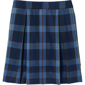 Girls 4-16 Lands' End School Uniform Plaid Pleated Skort