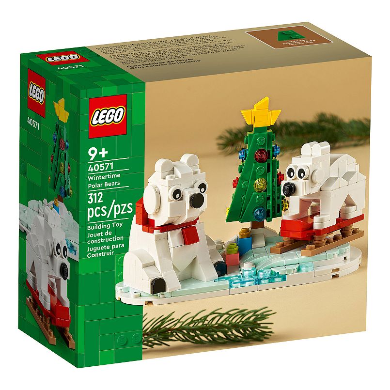 LEGO Wintertime Polar Bears 40571 Building Kit (312 Pieces)