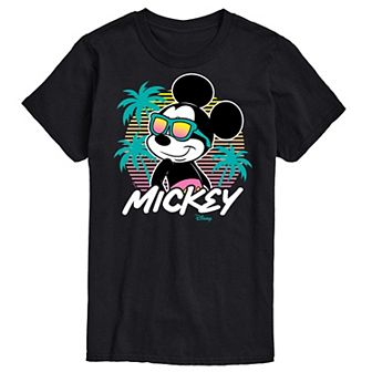 Disney's Mickey Mouse Big & Tall Sunset Graphic Tee