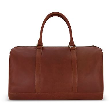Yellowstone Leather 21-Inch Burnished Gold Duffle Bag