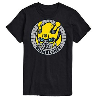 Big & Tall Transformers Bumblebee Badge Graphic Tee