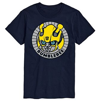 Big & Tall Transformers Bumblebee Badge Graphic Tee