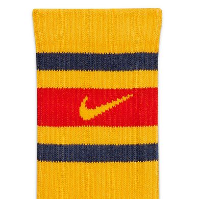 Men's Nike 3-Pack Everyday Plus Retro Cushioned Crew Socks