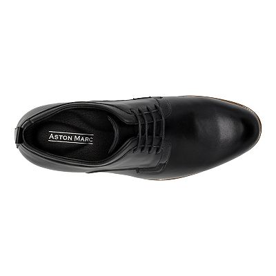 aston grey black dress shoes Ariston Mens Gray Oxford Lace-up Leather Dress Shoes, 14