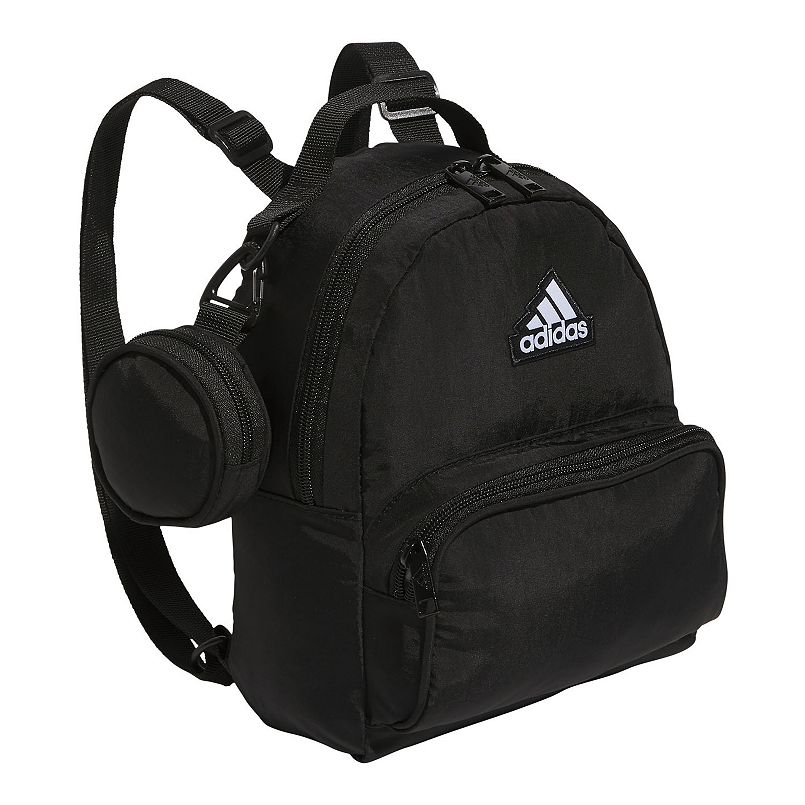 A black mini backpack