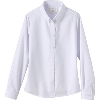 Girls 2-16 Lands' End School Uniform Long Sleeve Oxford Dress Shirt