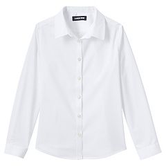 Toddler girl white store button up shirt