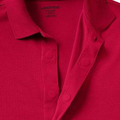 Kids 4-20 Lands' End School Uniform Kids Adaptive Short Sleeve Interlock Polo Shirt