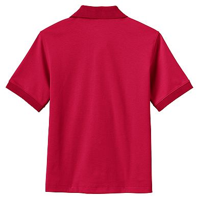 Kids 4-20 Lands' End School Uniform Kids Adaptive Short Sleeve Interlock Polo Shirt