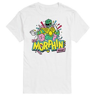 Big & Tall Power Rangers Morphin Time Green Graphic Tee