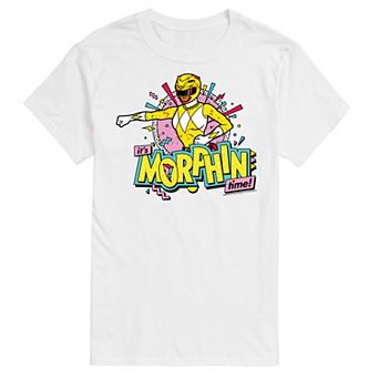 Big & Tall Power Rangers Morphin Time Yellow Graphic Tee
