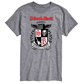 Big & Tall School of Rock Crest Graphic Tee