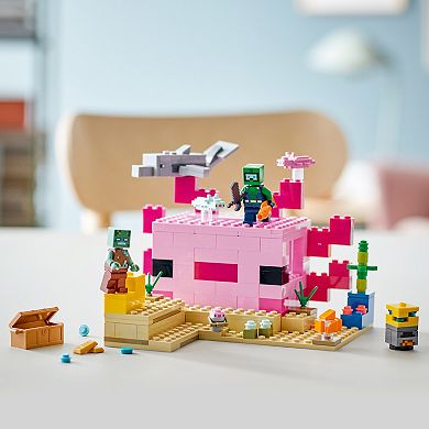 LEGO Minecraft The Axolotl House Building Toy 21247