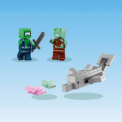 LEGO Minecraft The Axolotl House Building Toy 21247
