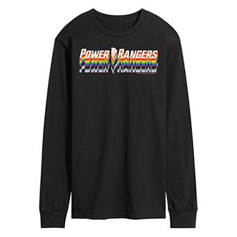 Men's Power Rangers Pride Logo Long Sleeve Graphic Tee