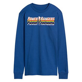 Men's Power Rangers Pride Logo Long Sleeve Graphic Tee