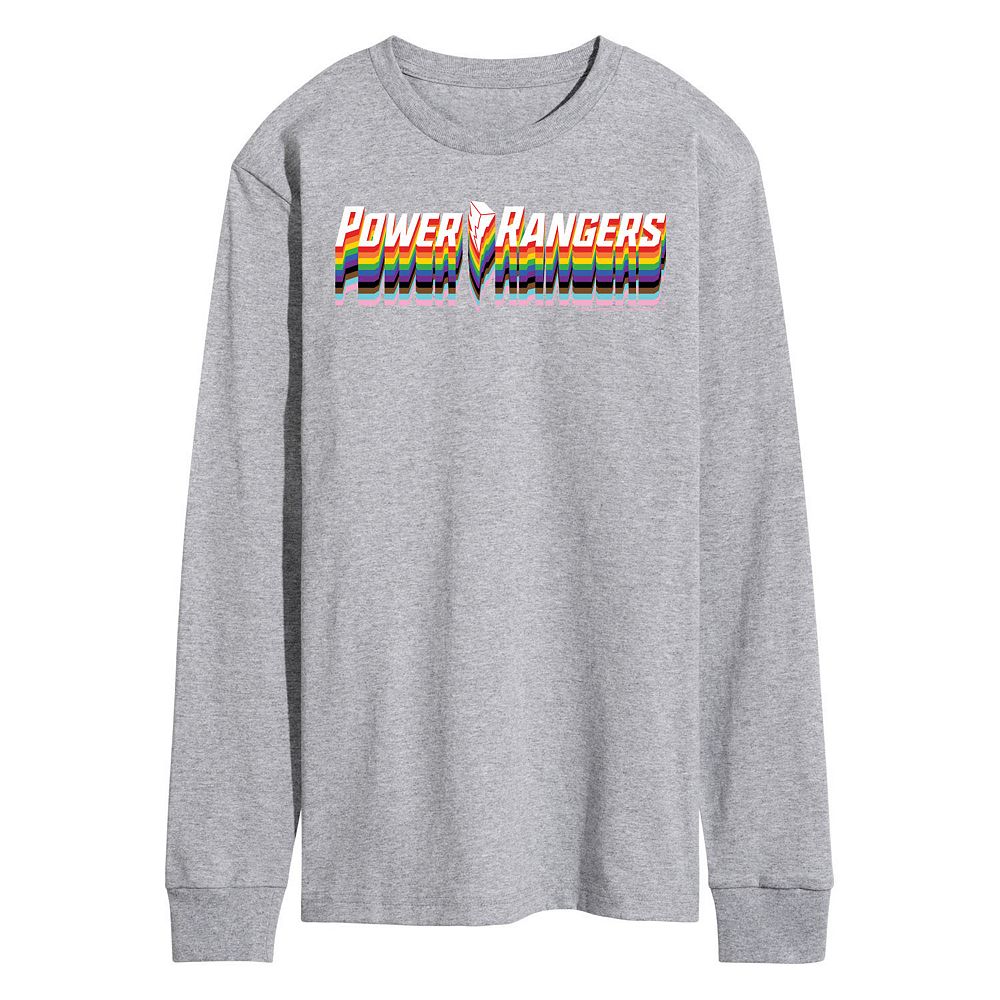 Men's Power Rangers Pride Logo Long Sleeve Graphic Tee