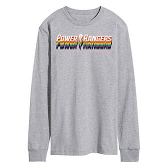 Men's Power Rangers Pride Logo Long Sleeve Graphic Tee