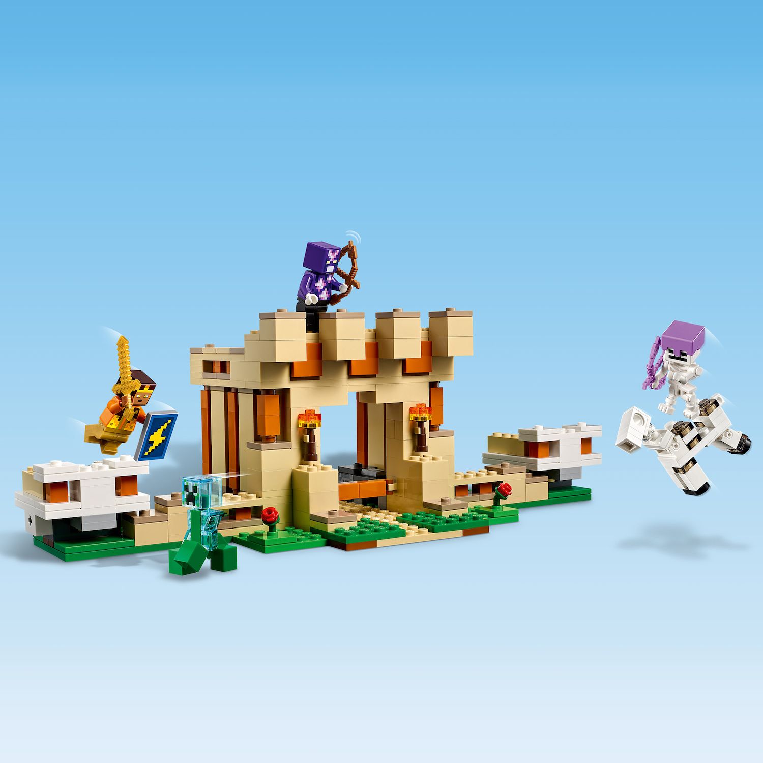 thumbnail image 2 of The Iron Golem Fortress Building Set – 868 Pieces MOC Kit With Figures (Compatible With Major Brands) 2 of 3