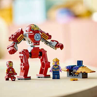 LEGO Marvel Iron Man Hulkbuster vs. Thanos Toy Building Set 76263