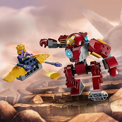 LEGO Marvel Iron Man Hulkbuster vs. Thanos Toy Building Set 76263
