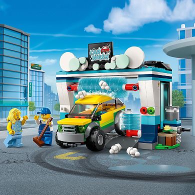 LEGO City Car Wash Pretend Building Toy Set 60362 (243 Pieces)