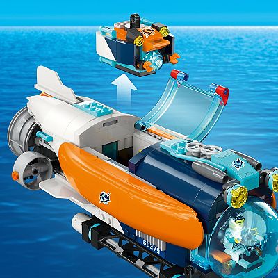 LEGO City Deep-Sea Explorer Submarine Multi-Feature Building Toy