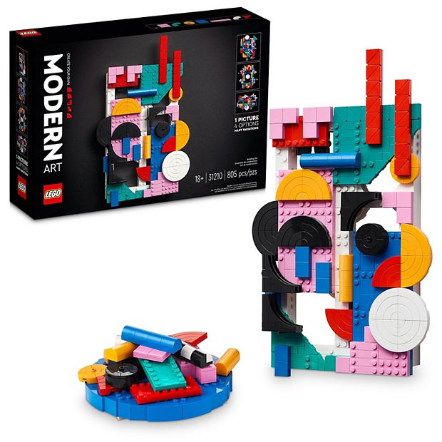 Modern art セット LEGO Art Modern Art Abstract Wall Art Building Kit 31210