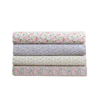 Laura Ashley Percale Floral Sheet Set