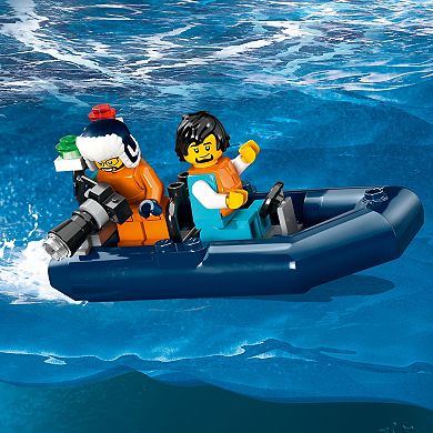 LEGO City Arctic Explorer Ship Floatable Building Toy Set 60368 (815 Pieces)