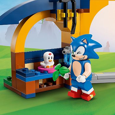 LEGO Sonic the Hedgehog Tails’ Workshop and Tornado Plane Building Toy 76991 (376 Pieces)