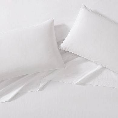 Laura Ashley Solid White Sheets 4-piece Set