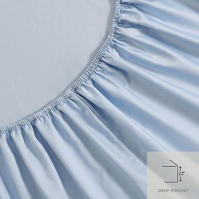 Laura Ashley 800 Thread Count Solid Sheet 4-piece Set