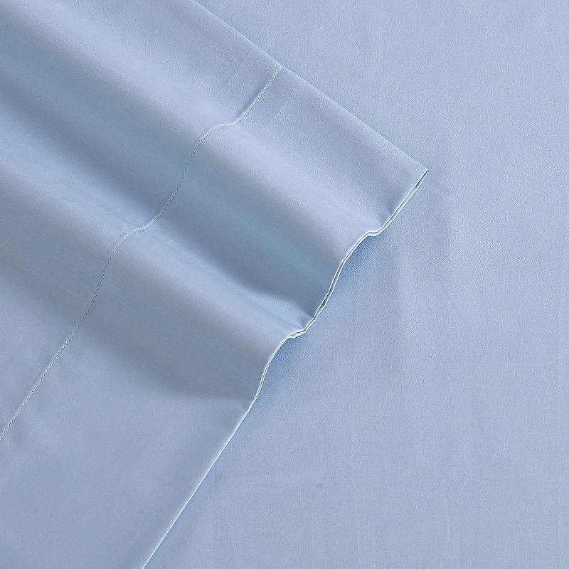 Laura Ashley 800 Thread Count Solid Sheet 4-piece Set, Blue
