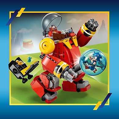 LEGO Sonic the Hedgehog Sonic vs. Dr. Eggman's Death Egg Robot Toy for Gamers 76993 (615 Pieces)