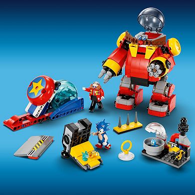 LEGO Sonic the Hedgehog Sonic vs. Dr. Eggman's Death Egg Robot Toy for Gamers 76993 (615 Pieces)