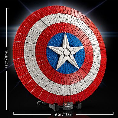 LEGO Marvel Captain America's Shield Building Model Kit for Adults 76262 (3128 Pieces)