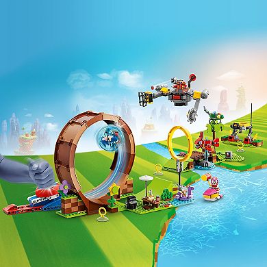 LEGO Sonic the Hedgehog Sonic's Green Hill Zone Loop Challenge Playset 76994 (802 Pieces)