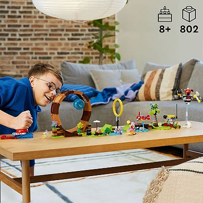 こうえん　セット LEGO Sonic the Hedgehog Sonic's Green Hill Zone Loop Challenge