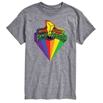 Men's Power Rangers Retro Pride Logo Graphic Tee