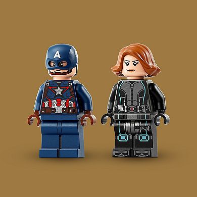 LEGO Marvel Black Widow & Captain America Motorcycles Playset 76260 (130 Pieces)