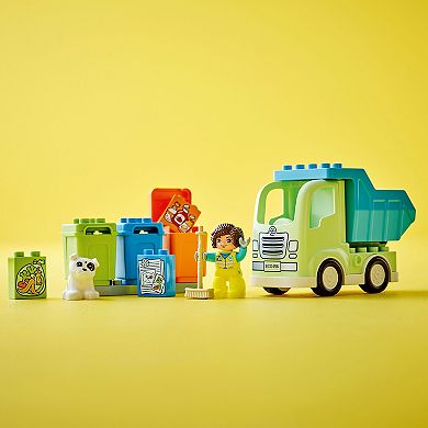 LEGO DUPLO Town Recycling Truck 10987 Building Toy Set (15 Pieces)