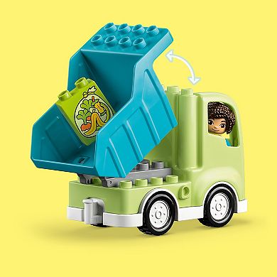 LEGO DUPLO Town Recycling Truck 10987 Building Toy Set (15 Pieces)