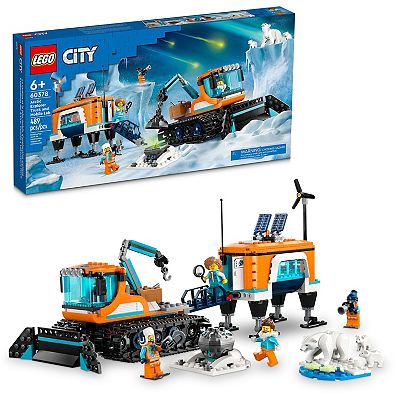 LEGO City Arctic Explorer Truck Mobile Lab Building Toy Set 60378 489 Pieces