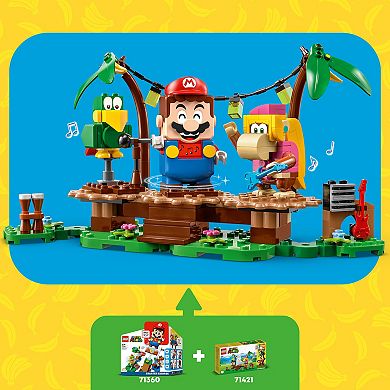 LEGO Super Mario Dixie Kong’s Jungle Jam Expansion Set Building Toy 71421 (174 Pieces)