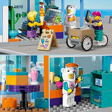 LEGO City Ice-Cream Shop Pretend Building Toy Set 60363 (296 Pieces)